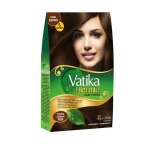 Vatika henna hair colour - coloration capillaire brun fonc� en sachets