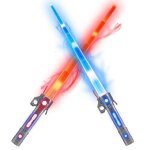 Vatos lot de 2 Épée laser de jeu rechargeable avec effets lumineux et sonores 15 couleurs changeantes ... Vatos lot de 2 Épée laser de jeu rechargeable avec effets lumineux et sonores 15 couleurs changeantes ...