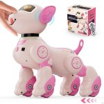 Vatos chien robot interactif enfant 17 fonctions - programmable - danse musique rc - 2 batterie rechargeable ...