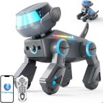 Vatos chien robot interactif bluetooth avec lumires led multicolores programmable jouet intelligent ...