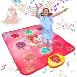Vatos tapis de danse musical filles 3 + ans volume r�glable lumi�res led 5 jeux de danse et 3 niveaux ...