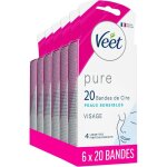 Veet pure 120 bandes de cire froide visage peaux sensibles recommandés par les dermatologues - epilation ... Veet pure 120 bandes de cire froide visage peaux sensibles recommandés par les dermatologues - epilation ...