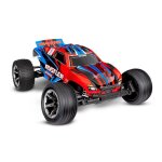 Vehecule radiocommande rustler 4x2 brushed rouge avec accus / chargeur usb hd - 37254 - 8 - red