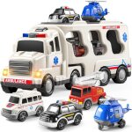 Véhicule dambulance 7 en 1 pour tout - petits jouets pour garçons de 3 4 5 6 7 ans - voitures à friction ... Véhicule dambulance 7 en 1 pour tout - petits jouets pour garçons de 3 4 5 6 7 ans - voitures à friction ...
