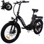 V�lo �lectrique pliant - avaka - bz20 plus - 48v 18. 2ah - 500w - 32km / h - noir
