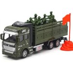 V�hicules moul�s sous pression en alliage � l�chelle 1 / 48 mod�le militaire de camion de transport voiture ...