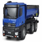Vhicule radiocommand - amewi - dump truck 24ghz blue - led lighting - 10 canaux contrlables - 24ghz ...