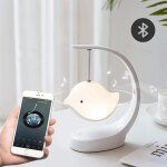 Veilleuse b�b� musicale et lumineuse avec enceinte bluetoothveilleuse enfantlampe de chevet oiseau 7 ...