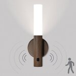 Veilleuse avec dtecteur de mouvement applique murale sans fil rechargeables bois veilleuse magntique ...