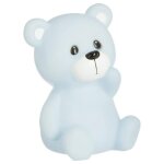 Veilleuse enfant ourson h14cm - atmosphera createur dinterieur - bleu