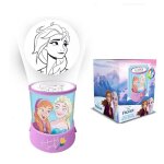 Veilleuse projecteur - elsa - la reine des neiges - 19 cm