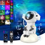 Veilleuse projecteur galaxie astronaute led - ciel etoile n�buleuse - lampe de projection - haut - parleur ...
