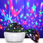 Veilleuse de projection pour enfants - projecteur d�toiles - lampe de projection led veilleuse b�b� - ...
