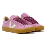 Veja campo baskets en daim violet pour femme