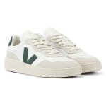 Veja v - 90 baskets hommes blanches / vertes en cuir - eur 42