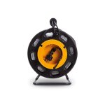 Velleman guirlande lumineuse led flexible sur enrouleur pour chantiers / travaux - 30m 6500k 2850lm blanc ...