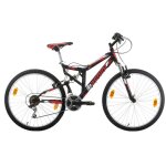 Vélo 26 - vtt 26 - modèle tout suspendu - 18 vitesses avec transmission shimano & freins v - brake alu. ... Vélo 26 - vtt 26 - modèle tout suspendu - 18 vitesses avec transmission shimano & freins v - brake alu. ...