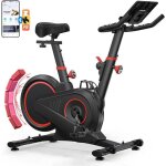 Vélo dappartement connexion app - rattantree vélo de fitness - roue dinertie 14 kg - écran lcd - magnétique ... Vélo dappartement connexion app - rattantree vélo de fitness - roue dinertie 14 kg - écran lcd - magnétique ...