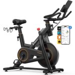 Vélo d?appartement magnétique merach 16 niveaux guidon / selle réglables bluetooth double porte - bouteille ... Vélo d?appartement magnétique merach 16 niveaux guidon / selle réglables bluetooth double porte - bouteille ...