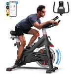 V�lo dappartement merach 16 niveaux de r�sistance magn�tique application exclusive �cran lcd silencieux ...