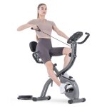 Vlo dappartement pliable x bike dossier 10 niveaux rsistance magntique + bande de rsistance + disque ...