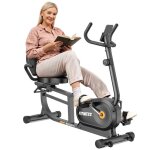 Vlo dappartement semi - allong 16 niveaux de rsistance rglables capteur cardiaque et cran lcd sige ...
