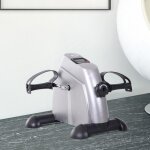 Vlo dappartement mini vlo dappartement pdalier entranement lcd fonte argent 39x40x31 cm - quipement ...