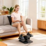 V�lo dexercice compact - mini velo dappartement - r�glage � 12 vitesses - avec t�l�commande - noir