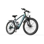 V�lo �lectrique aairsk gt900 bleu roues � rayons moteur sans balais 36v250w batterie 36v13ah frein disque ...