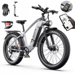 Velo electrique adulte duotts f26 - moteur 500w - batterie 48v 18ah - shimano 7 vitesses - assistance ...