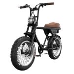 V�lo �lectrique biplace cargo garrett miller z pneus off road / noir