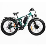 V�lo �lectrique double moteur 1500w x2 batterie 52v32ah 55km / h autonomie - pas 100km 26 * 4. 0 fat ...