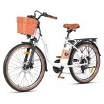 Vélo électrique - dyu - c6 pro - 500w - batterie 36v 15. 6ah - 80km dautonomie - blanc Vélo électrique - dyu - c6 pro - 500w - batterie 36v 15. 6ah - 80km dautonomie - blanc