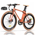 Velo electrique - fafrees f1 - 250wbatterie amovible 36v 10ah90km dautonomie - pneus 27. 5 pouces - orange ...