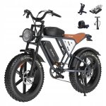 V�lo �lectrique - jansno - x70m - 20 pouces - moteur 750w - double batterie 48v - 80km autonomie - vitesse ...