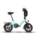 V�lo �lectrique mini bodywel t16 pro pliable 14 po 36 v 78 ah bleu