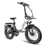 Vlo lectrique pliable 20 pneu fat - fafrees f20 max - moteur 690w batterie samsung 48v / 22. 5ahautonomie ...