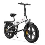 Velo electrique pliable engwe engine x autonomie 120km 42km / h tout suspendu batterie 48v13ah pneus ...