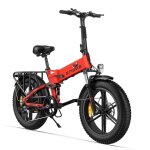 Velo electrique pliable engwe engine x autonomie 120km 42km / h tout suspendu batterie 48v13ah pneus ...