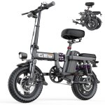 V�lo �lectrique pliable ge5 moteur 250w batterie 48v 15ah autonomie 30km choc avant + choc de selle + ...