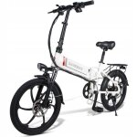 Vlo lectrique pliable - samebike - 20lvxd30 - ii - 350w - 7 vitesses - 20 pouces - blanc