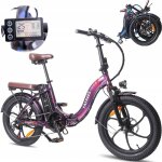 V�lo �lectrique pliant - fafrees - f20 pro - 250w - 7 vitesses - 20 pouces - pourpre �blouissant