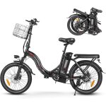 V�lo �lectrique pliant - samebike - cy20 - ft - bk - 250w - 20 pouces - autonomie 60 - 110 km