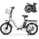 Vlo lectrique pliant - samebike - cy20 - ft - wh - 250w - 20 pouces - autonomie 60 - 110 km