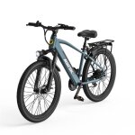 V�lo �lectrique - s800 250w batterie 36v13ah amovible antivol nfc pneus 26 porte - bagages vtt bike bleu ...