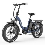 Vlo lectrique touroll s2 - pneus tout - terrain 20 * 4. 0 - moteur 48v 250w - batterie 15ah - porte ...