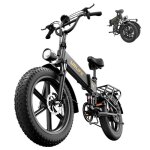 V�lo �lectrique urlife t5 - moteur 750w - batterie 48v13ah - pneus 20x4 pouces - autonomie max 125km ...
