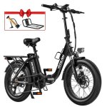 V�lo �lectrique vitilan moteur 750w batterie 48v 13ah 20 x 4 fat pneus autonomie 60km pliage e - bike ...