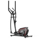 V�lo elliptique roue 10kg r�sistance magn�tique 16 niveaux avec capteurs fr�quence cardiaque grand repose ...