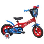 Vlo enfant 10 spiderman avec plaque avant dcorative 1 frein garde - boues carter roues  btons & 2 ...